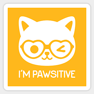 I'm Pawsitive Sticker